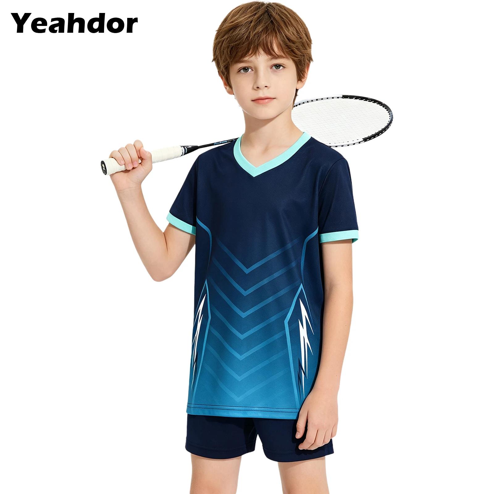 Kids Boys Girls Soccer Badmint - Badminton Jersey review and price