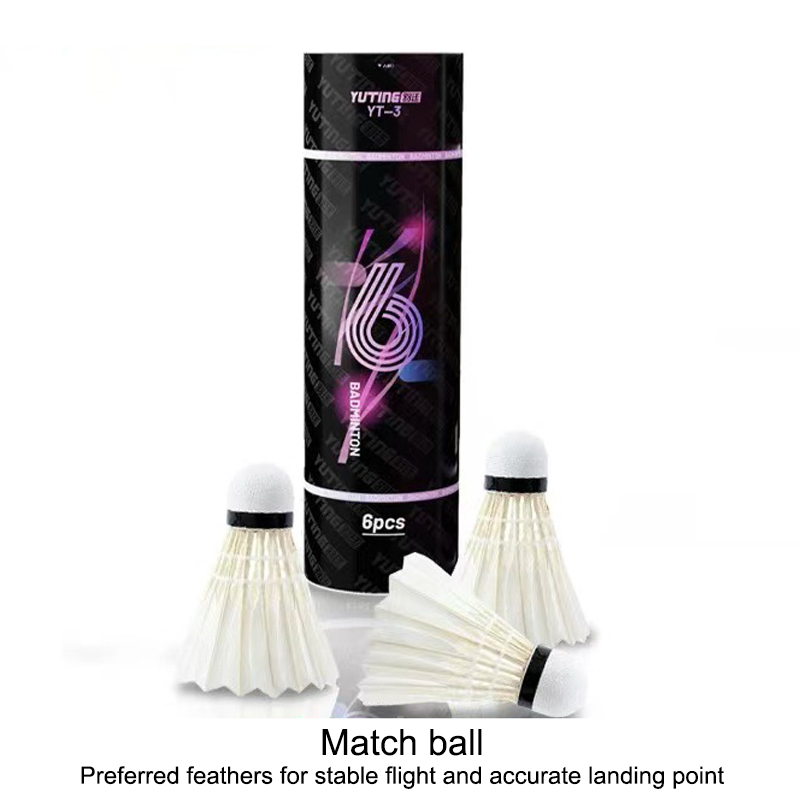 3/6Pcs Badminton Balls Shuttle - Feather Shuttlecock review and price